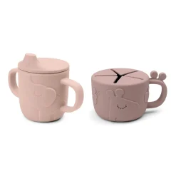 Peekaboo tasses double usage - Deer friends - Rose