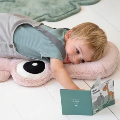 Peluche grande - Croco - Rose