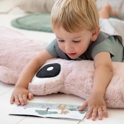 Peluche grande - Croco - Rose