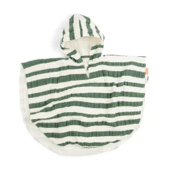 Poncho de bain - Stripes - Vert