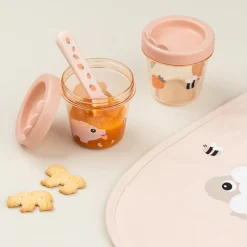 Pot de conservation lot de 2 - Tiny farm - Rose