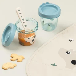 Pot de conservation lot de 2 - Tiny farm - Bleu