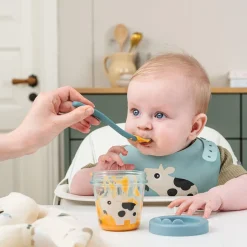 Pot de conservation lot de 2 - Tiny farm - Bleu