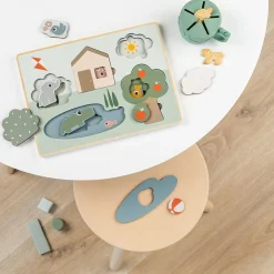 Puzzle encastrable - Deer friends - Multicolore