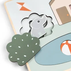 Puzzle encastrable - Deer friends - Multicolore