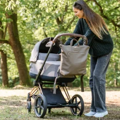 Sac à dos à langer - taupe