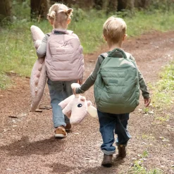Sac à dos matelassé enfant - Croco - Rose - 9,6 L