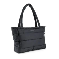 sac à langer langer fourre-tout matelassé - Noir