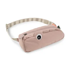 Sac banane matelassé enfant - Croco - Rose