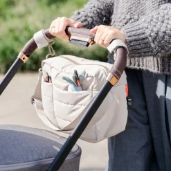 Sac de poussette matelassé - sable