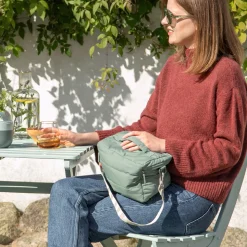 Sac isotherme matelassÈ - Croco - Papaye