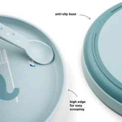 Set d'assiettes Foodie - Elphee - Bleu