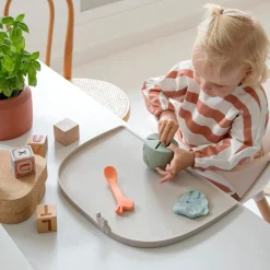 Set de table bord relevé silicone - Elphee - Sable