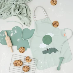 Tablier imperméable pour enfants - Happy clouds - Rose