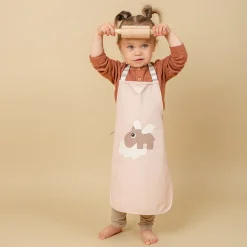 Tablier imperméable pour enfants - Happy clouds - Vert