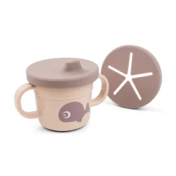 Tasse d'apprentissage foodie - Wally - Rose