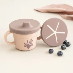 Tasse d'apprentissage foodie - Wally - Rose