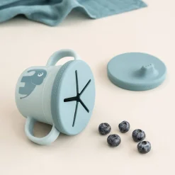 Tasse d'apprentissage pour foodie - Elphee - Bleu