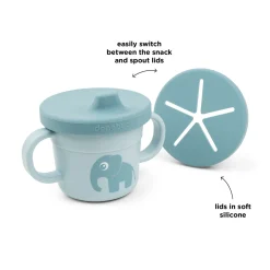 Tasse d'apprentissage pour foodie - Elphee - Bleu