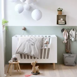 Tour de lit matelassé nouettes - Waves - Sable