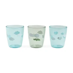 Yummy mini verre lot de 3 - Happy clouds - Vert
